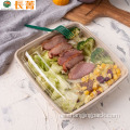 Recipiente de alimentos de envasado de ensalada biodegradable ecológica